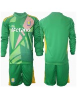 Aston Villa Keeper Hjemmedraktsett Barn 2024-25 Lange ermer (+ bukser)